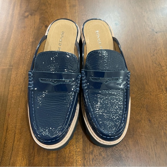 Donald Pliner Hillie Lug Sole Memory Foam Loafer Mule Size 6.5 - Picture 3 of 8